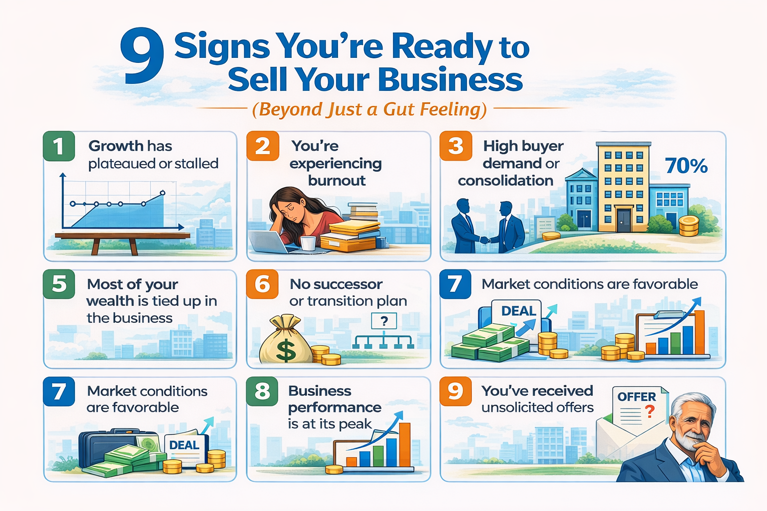 9 Signs You’re Ready to Sell Your Business (Beyond Just a Gut Feeling)