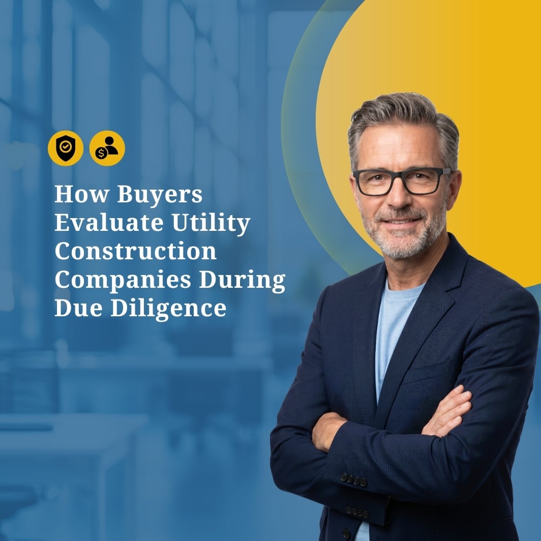 How Buyers Evaluate Utility Construction Companies During Due Diligence