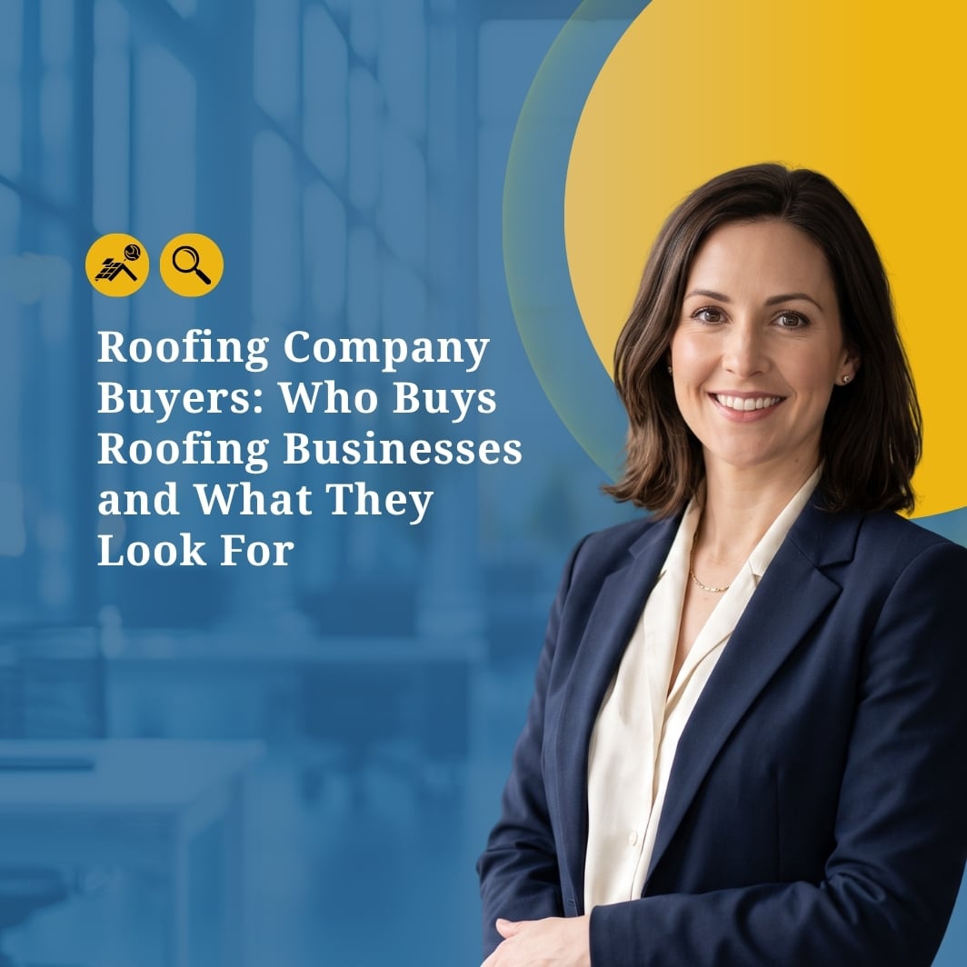 Roofing Company Buyers: Who Buys Roofing Businesses and What They Look For